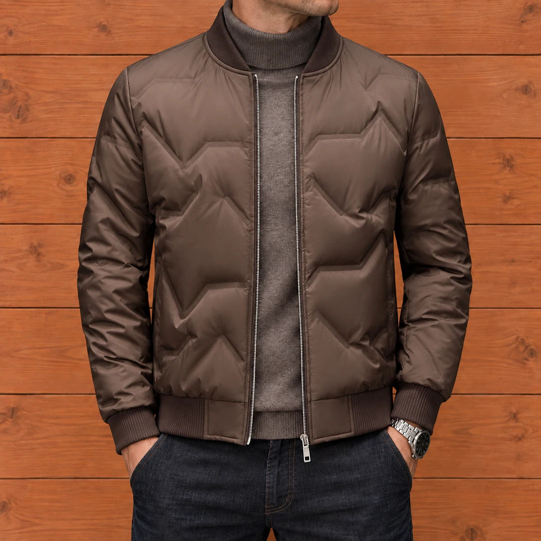 Structured Padded Bomber Jacket