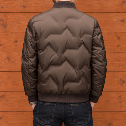 Structured Padded Bomber Jacket