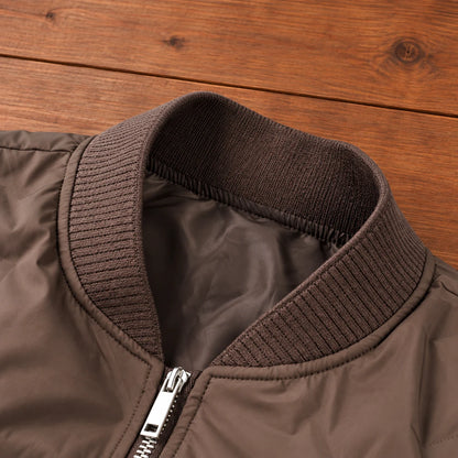 Structured Padded Bomber Jacket