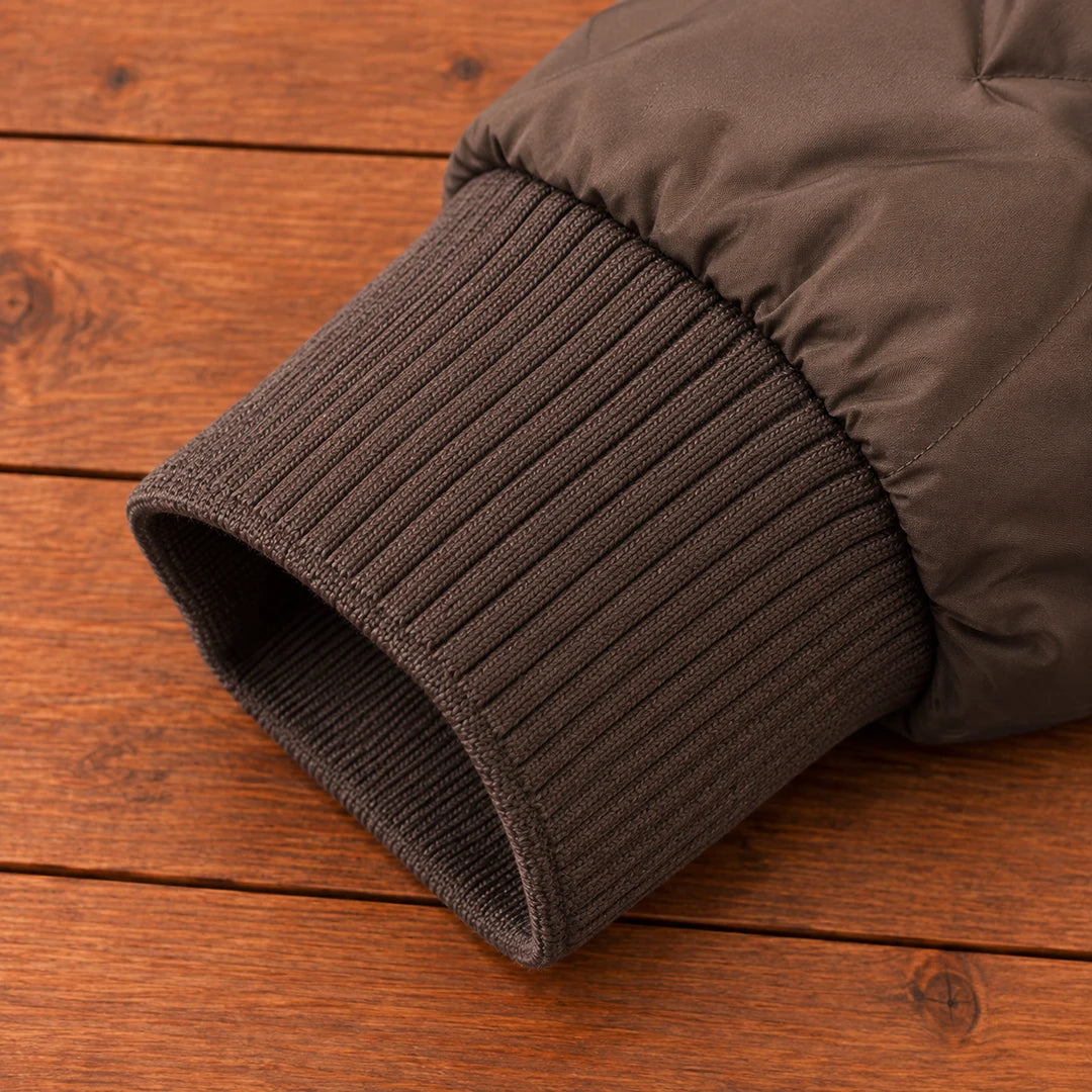 Structured Padded Bomber Jacket