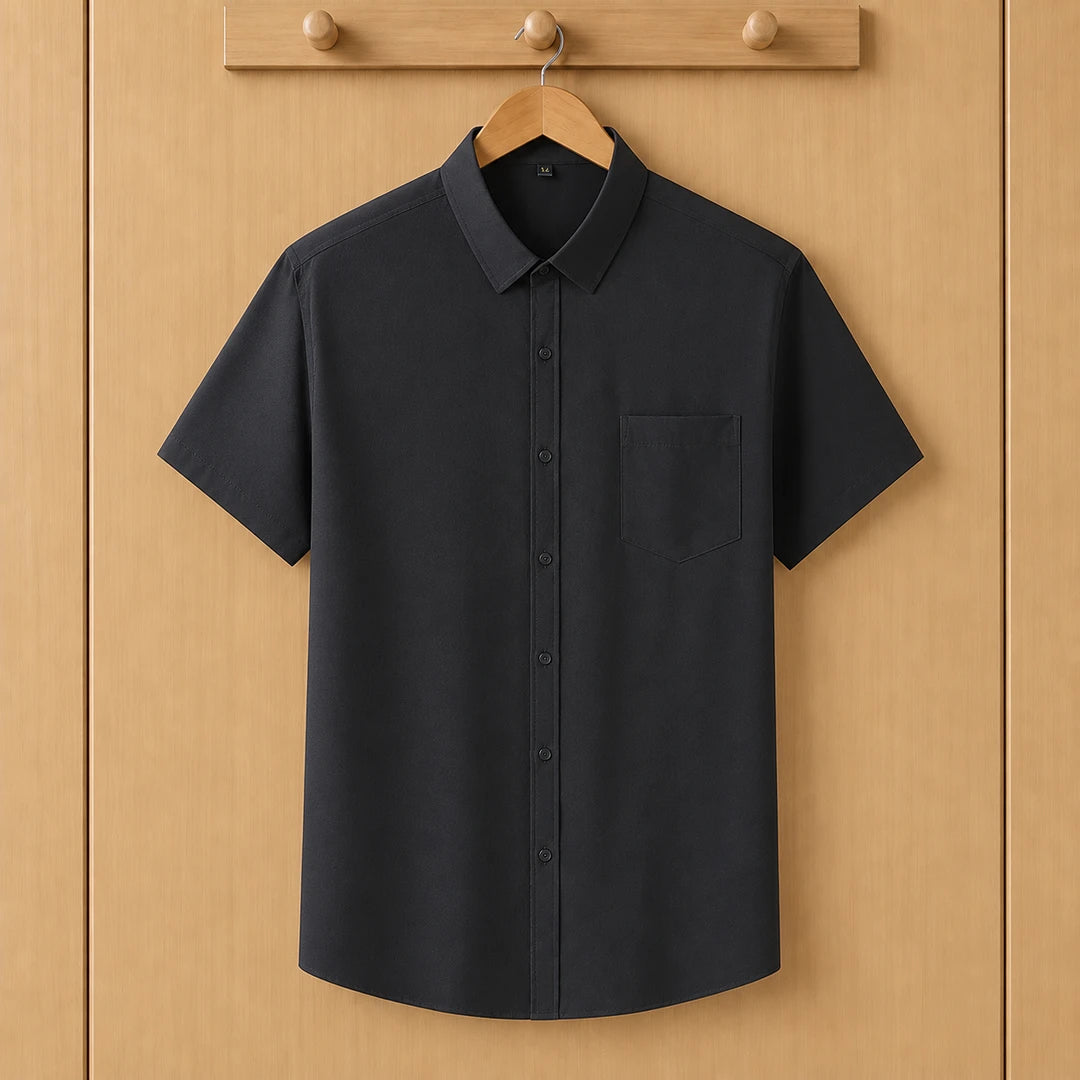 Structured Short-Sleeve Shirt
