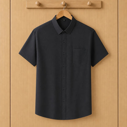 Structured Short-Sleeve Shirt