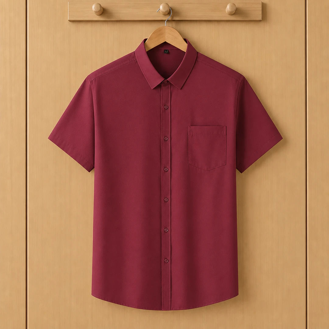 Structured Short-Sleeve Shirt