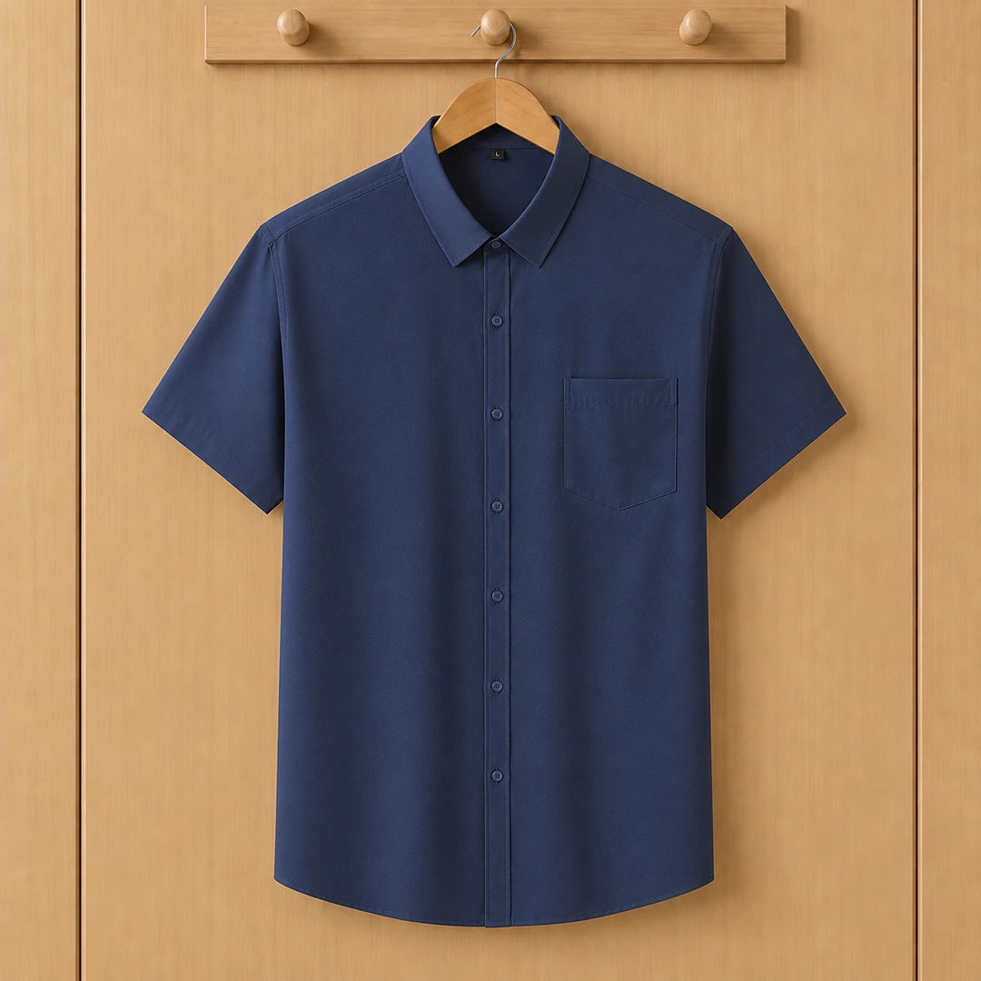 Structured Short-Sleeve Shirt