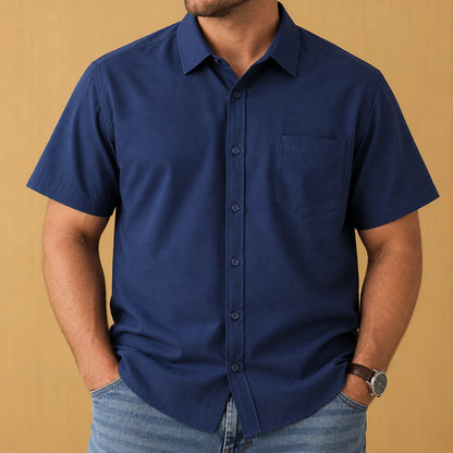 Structured Short-Sleeve Shirt