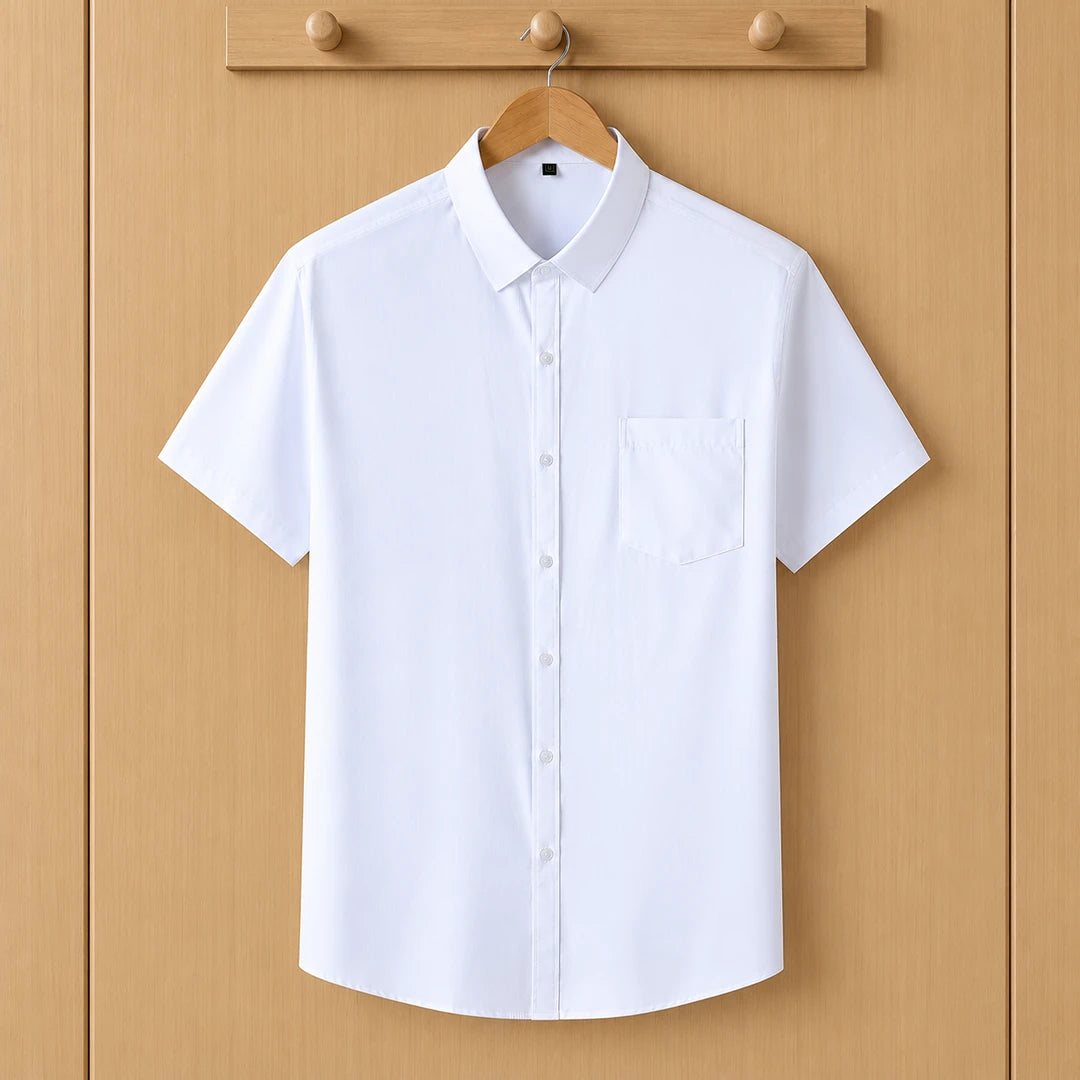 Structured Short-Sleeve Shirt