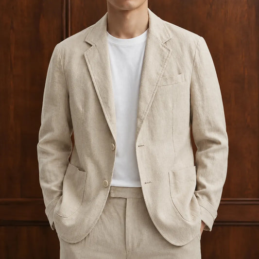 Tailored Single-Breasted Blazer