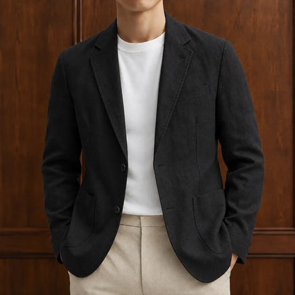 Tailored Single-Breasted Blazer