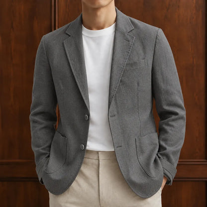 Tailored Single-Breasted Blazer