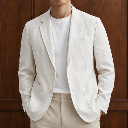 Tailored Single-Breasted Blazer