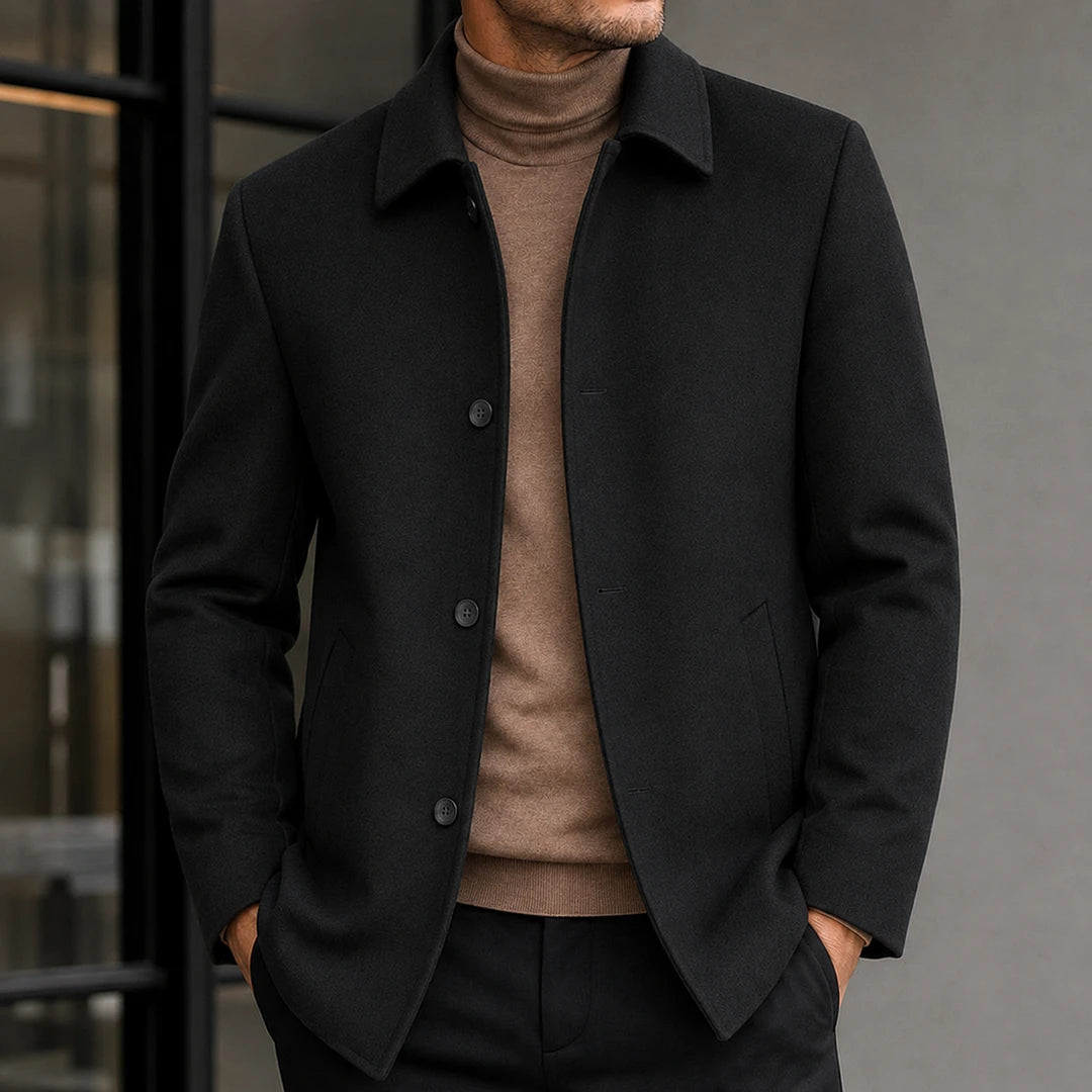 Tailored Wool Insulated Coat