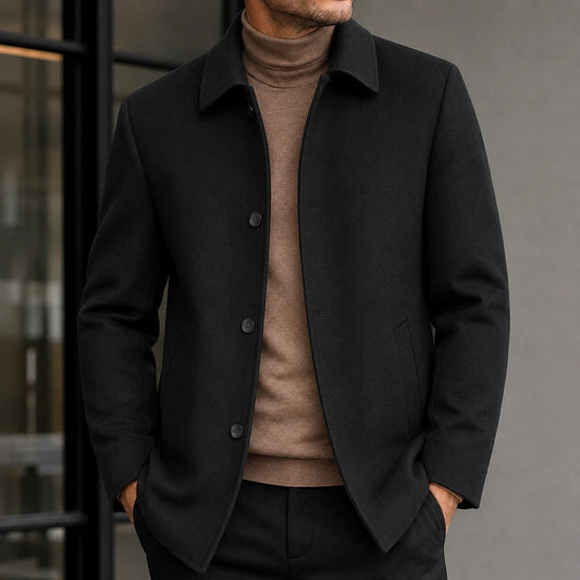 Tailored Wool Insulated Coat