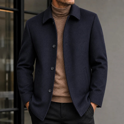 Tailored Wool Insulated Coat