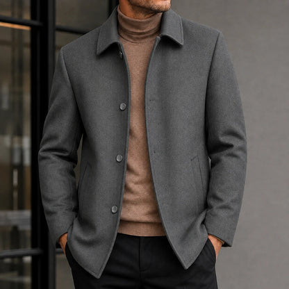 Tailored Wool Insulated Coat
