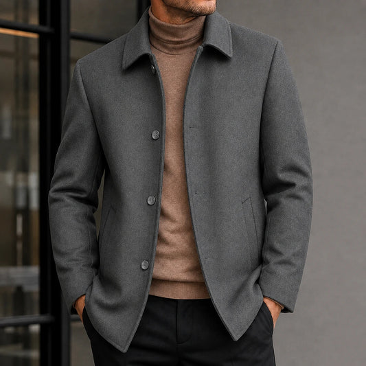 Tailored Wool Insulated Coat