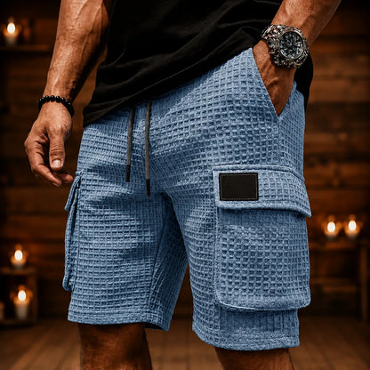 Textured Cargo Shorts