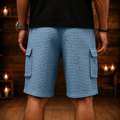 Textured Cargo Shorts