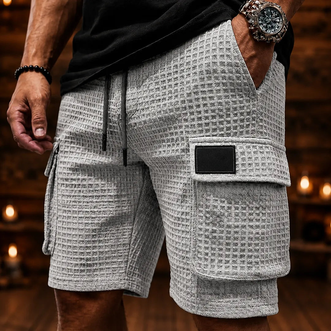 Textured Cargo Shorts