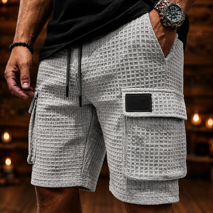 Textured Cargo Shorts