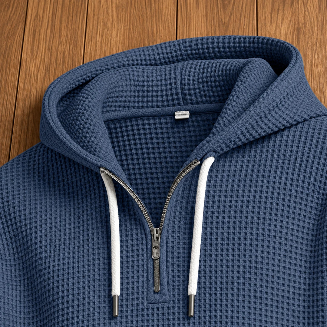 Textured Casual Hoodie Set