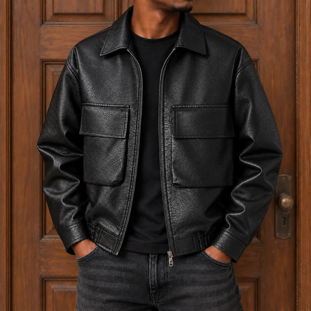 Textured Casual Jacket