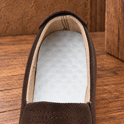 Textured Casual Slip-On Shoes