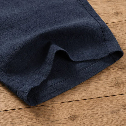 Textured Drawstring Shorts