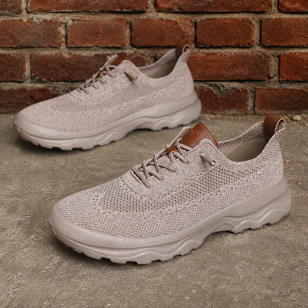 Textured Knit Low-Top Sneakers