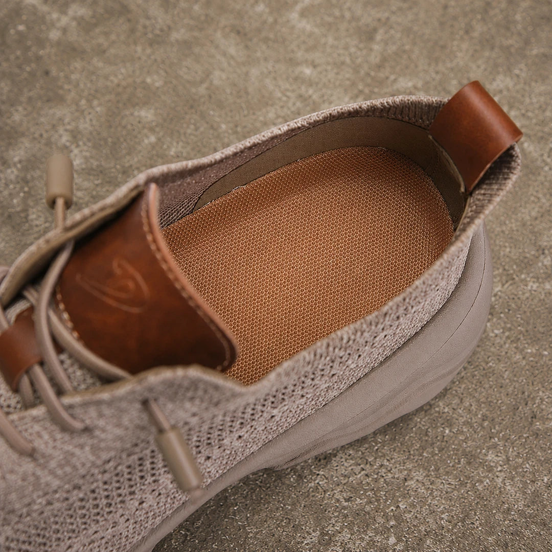 Textured Knit Low-Top Sneakers