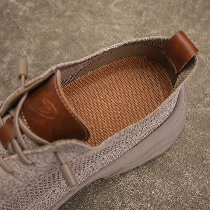 Textured Knit Low-Top Sneakers