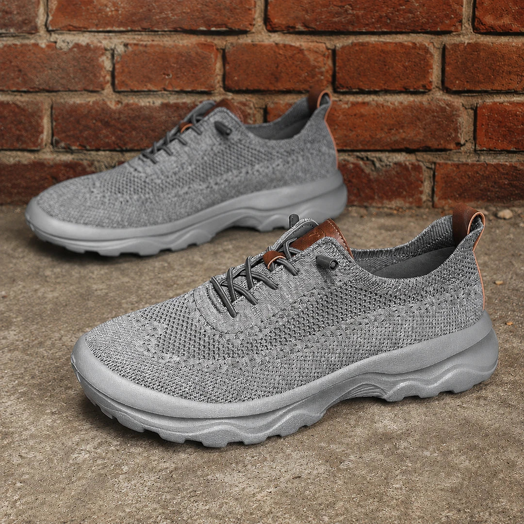 Textured Knit Low-Top Sneakers