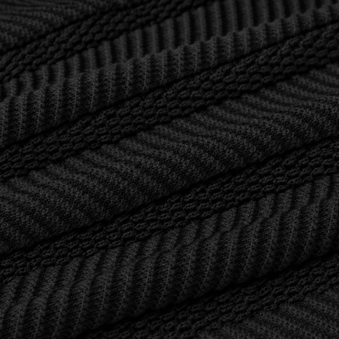 Textured Knit Polo