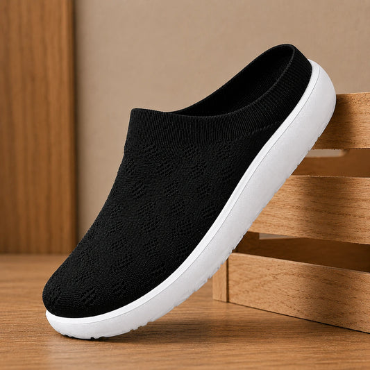 Textured Knit Slip-Ons