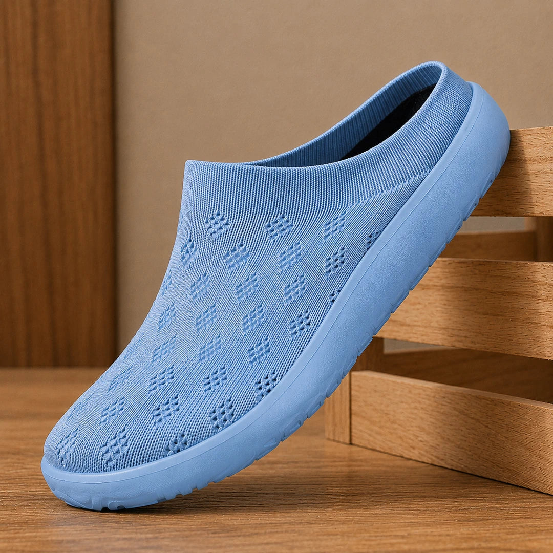 Textured Knit Slip-Ons