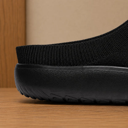 Textured Knit Slip-Ons