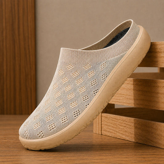 Textured Knit Slip-Ons