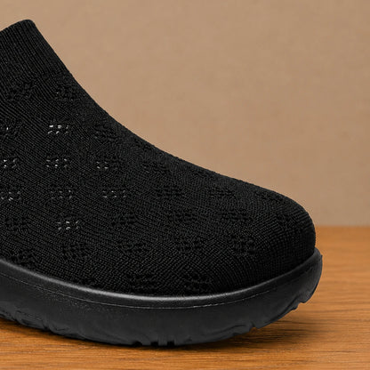 Textured Knit Slip-Ons