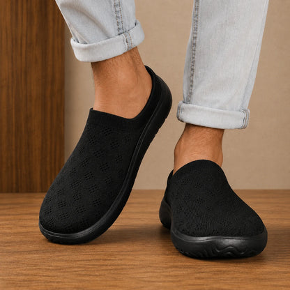 Textured Knit Slip-Ons