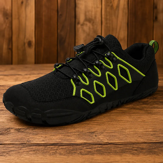 Textured Mesh Casual Sneakers