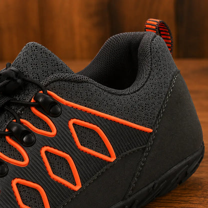 Textured Mesh Casual Sneakers