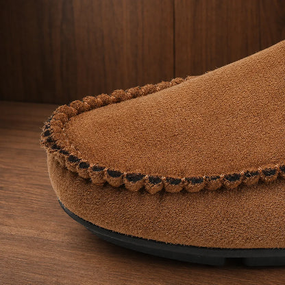 Textured Metal Bit Loafers