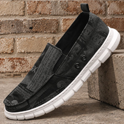 Textured Relaxed Slip-On Shoes