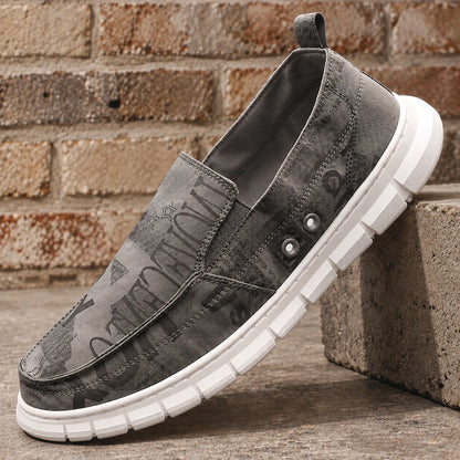 Textured Relaxed Slip-On Shoes