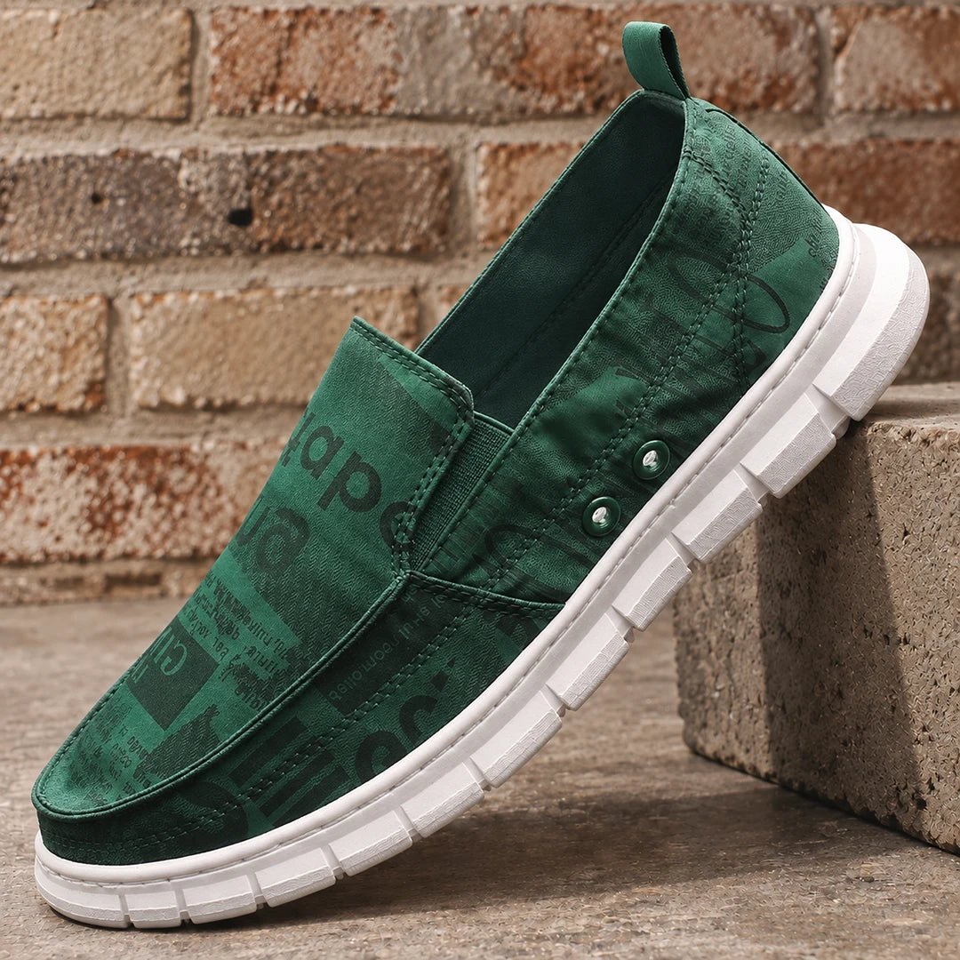Textured Relaxed Slip-On Shoes
