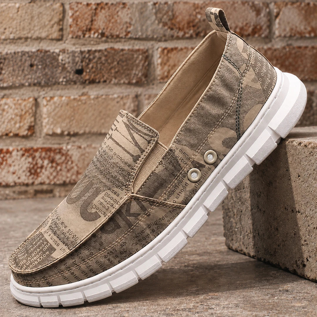 Textured Relaxed Slip-On Shoes