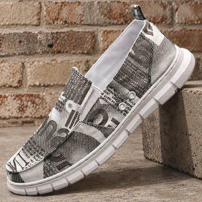 Textured Relaxed Slip-On Shoes