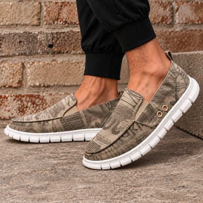 Textured Relaxed Slip-On Shoes