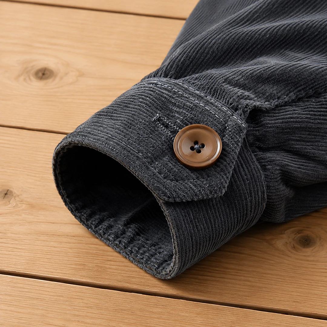 Textured Sherpa Collar Jacket