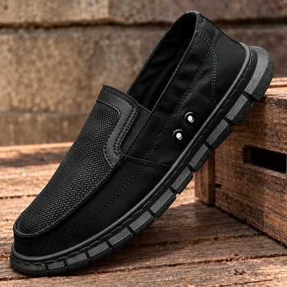 Textured Stretch Panel Shoes