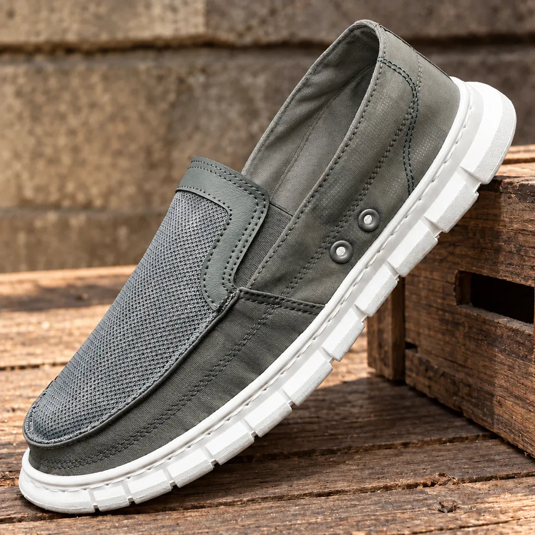 Textured Stretch Panel Shoes